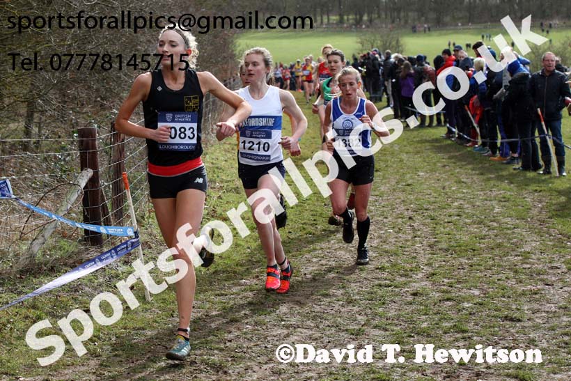 Senior womens 2019 British Athletics Inter Counties Cross Country, Prestwood Hall, Loughborough. Photo:  David T. Hewitson/Sports for All Pics